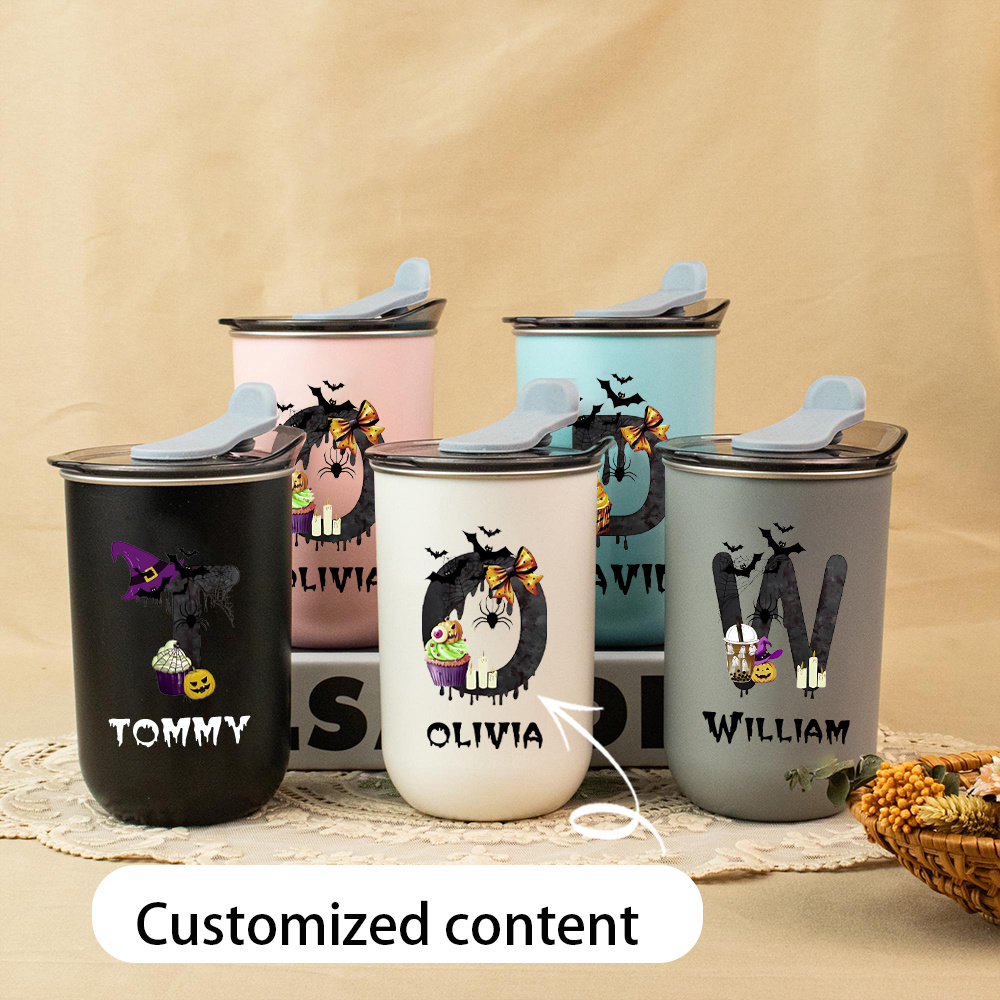 Coffee Equipment Names - Tumbler Perjalanan Stainless Steel dengan Nama