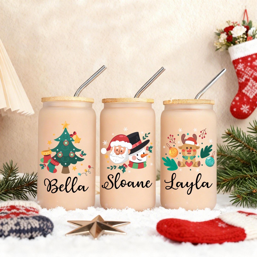 Gelas Kaca Natal dengan Nama y - Coffee Equipment Names ulasan dan harga